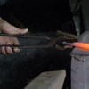 Blacksmith Tongs Set, 17 Inch Carbon Steel Forging Tongs, 2-Piece