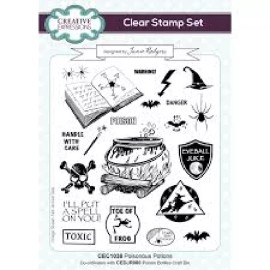 Creative Expressions  ACRYLIC STAMPS - POISONOUS POTIONS