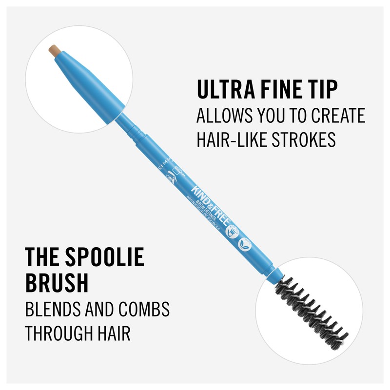 Rimmel Kind & Free Brow Definer, 003 Warm Brown