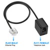 MEIRIYFA RJ11 Phone Jack to RJ45 Ethernet Converter Cable RJ45