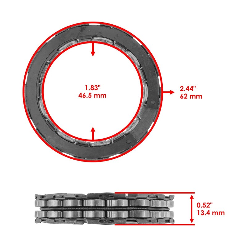 Caltric Starter & Clutch One Way Bearing for Honda TRX450ER