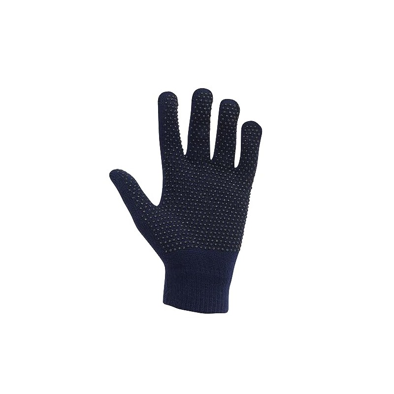 Dublin Magic Pimple Grip Riding Gloves, Navy, One Size