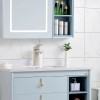 Solid Brass Single Handle Bathroom Faucet Modern Square Design Heavy