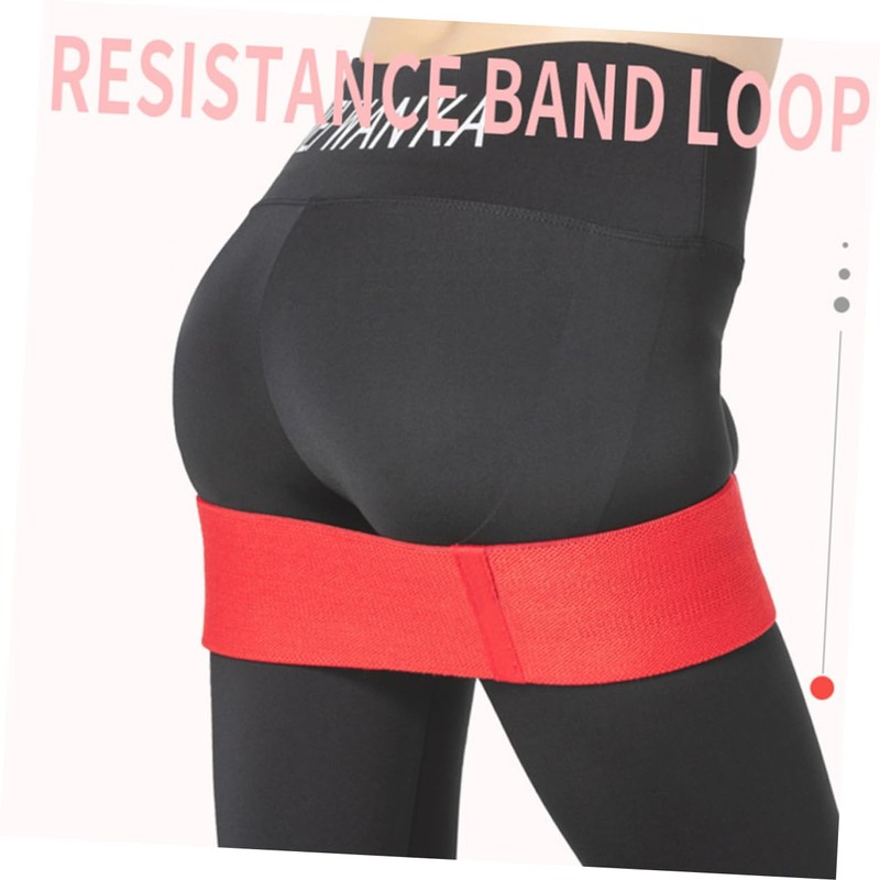 BESPORTBLE XL Red Squat Resistance Band Non Slip Hip Tension