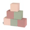 KiddyMoon Soft Foam Cubes Building Blocks 14Cm For Children Multifunctional