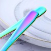 Bisda 2-Piece Stainless Steel 18 10 Serving Spoon (Rainbow)
