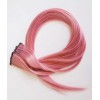 Feather & Elm Pastel muted rose pink hair extension clip