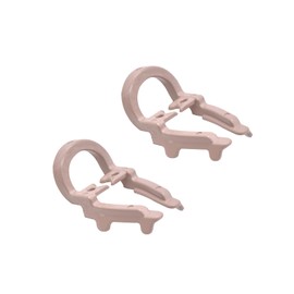 Angzhili 2pcs Distal-Extension Dental Dam Clamp,Rubber Sheets Barrier Clips,Dentistry Material Teeth Repair Tools,Long Size and Short Size