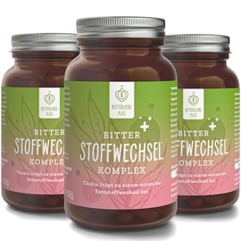 BitterLiebe Bitter Metabolism * Complex - 90 High Dose Capsules with Choline, Zinc, Vitamins & Bitter Substances - For Normal Fat and Energy Metabolism * - Vegan & Made in Germany