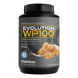 Evolution Wp100 Proteínas Suero De Leche Sabor Nuez 1400 G Nuez