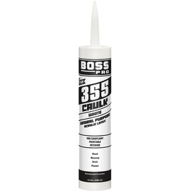 Boss 355 General Purpose Latex Caulk - White (Case of 24)