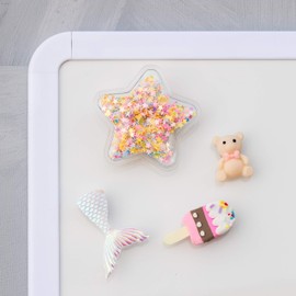 Refrigerator Magnets - Cute Decorative Fridge Magnet Set - Fridge Magnets for Cabinets, Whiteboards & Lockers - Colorful Magnets for Gift, Home Decor & Practical use - FunFetty