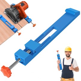 Adjustable Cutting Machine Base Guide, Sturdy Circular Saw Base Guide, Precision Wood Cutting Guide, Electric Circular Saw Milling Positioning Clamp, for Professional Woodworking, Furniture