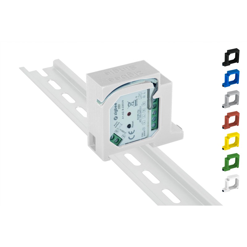 DIN Rail Mount / Adaptor Single for Zigbee Actuator DIN