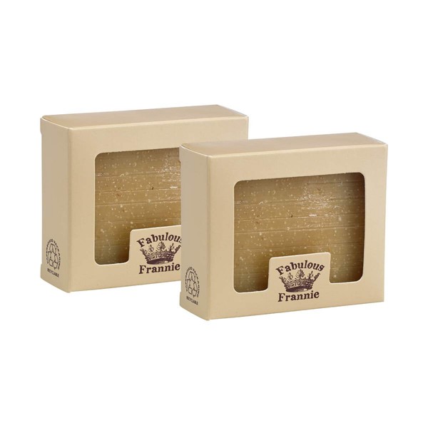Fabulous Frannie Lemongrass Essential Oil Herbal Soap Gift Set each made with Pure Essential Oil 2pk - 4oz Bars