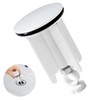 kurkip Universal Sink Plug 40 mm Chrome Drain Plug -