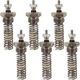 APUK 6x 11V Heater Glow Plug Replacement for John Deere 3155 3255 3350 3650 7200 7810 Tractor