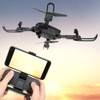 1808 Foldable Black WiFi FPV 1080P Camera Optical Flow Positioning