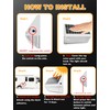 ALDST Solar Powered RV Step Lights, Wireless No Drill RV