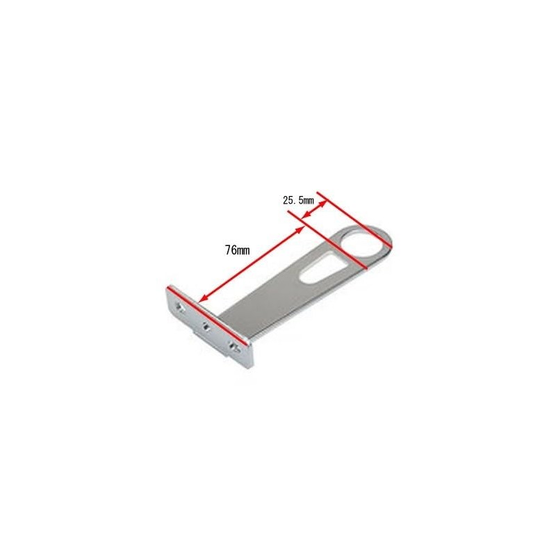 Shikishima Bicycle Basket Mounting Bracket, Long, Stainless Steel