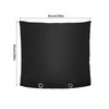 Backflow Preventer Insulation Cover Black 24 x 24in Backflow Preventer