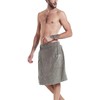 Jamron Men's Adjustable Sauna Kilt Sauna Towel - Portable Bath
