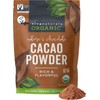 Viva Naturals Organic Cacao Powder, 8 oz - Unsweetened Cocoa