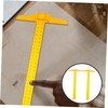 DOITOOL 1set Square Ruler Double Scale Measurement Tool for Drafting