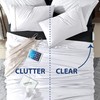 Cathay Home Queen Double-Sided Organizer Pocket Fitted Smart Sheet -