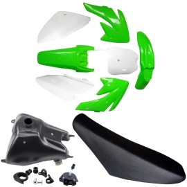 Unbranded Plastic kit Fender Seat Fuel Tank for CRF 70F CRF70 Dirt Bike 70cc 140cc 200cc
