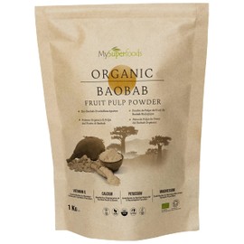MySuperfoods MySuperfoods Organic Baobab Powder 1kg, Natural Source of Potassium