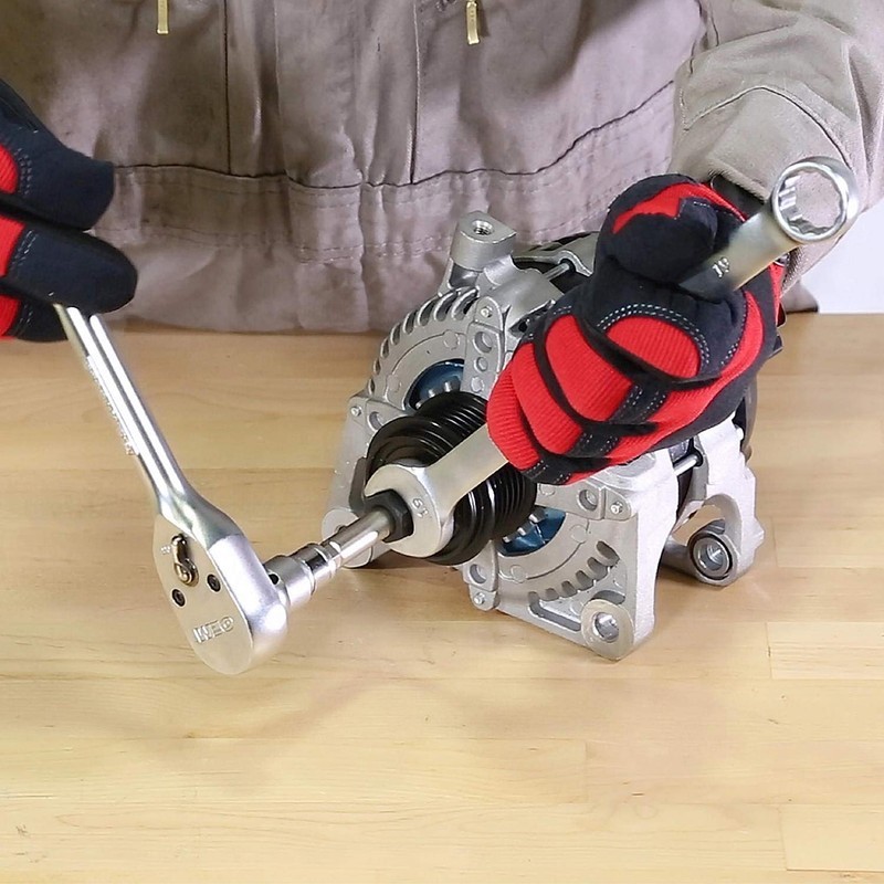 OEMTOOLS 37275 Alternator Decoupler Pulley Service Kit, Alternator Pulley Removal