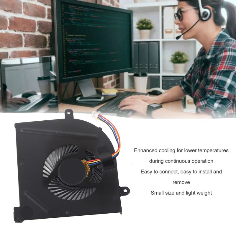CPU GPU Cooling Fan 4 Pin Fast Heat Dissipation Laptop