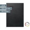 BRUNNEN Pocket Calendar Model 736 2026 | A6, Plastic, Black