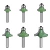Mivanta Rounding Cutter 8 mm Shank - 6 Pieces Carbide