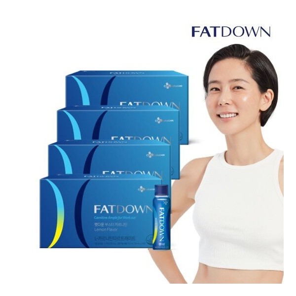 Fat Down CJ Fat Down Booster Carnitine Diet 4 boxes (8 weeks), single option / 팻다운 CJ 팻다운 부스터 카르니틴 다이어트 4박스 (8주), 단일옵션