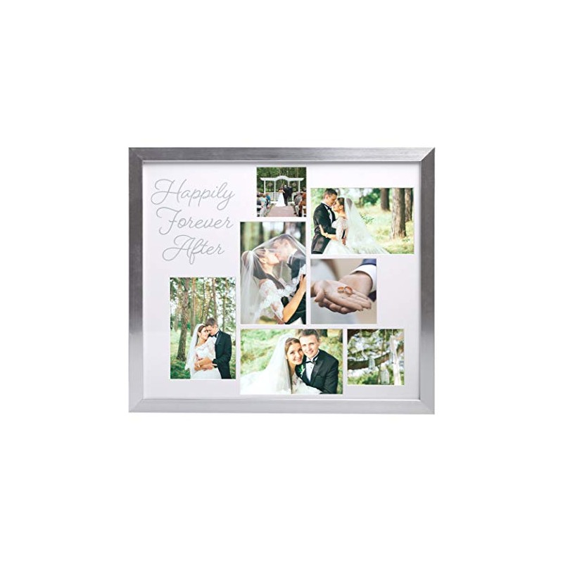 Kate & Milo Happily Forever After Collage Picture Wedding and