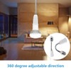 E26/E27 Light Socket Extender Adapter,20cm/8 inch Light Bulb Extension,E26 to