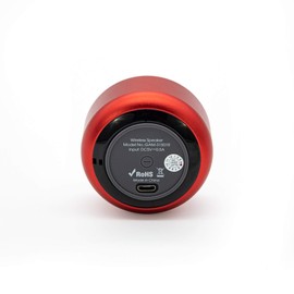 GETTTECH Mini Bocina Inalambrica Melodic Rojo, Bluetooth 5.0, USB 2.0, 500mAh