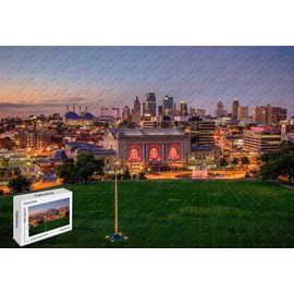 1000 Piece Jigsaw Puzzle - Union Station in Kansas City Basswood Puzzle,29.5 X 19.6 Inch Birthday Gift Home Decor