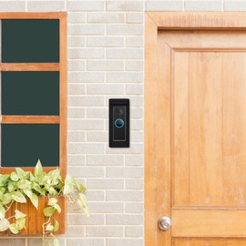 kwmobile Case Compatible with ring Video Doorbell Pro - Protective Silicone Cover Black