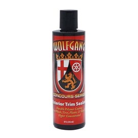 Wolfgang Concours Series Exterior Trim Sealant, 8 oz. Bottle, Automotive Exterior Trim Protectant & Sealant for Plastics, Rubber, Vinyl & Metal, Clear, WG-3000