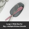 Carrotez Large Silicone Utensil Rest for Stove Top - Unbreakable