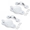 HASWARE Metal Window Sash Lock - Weatherproof and Rust Resistant,