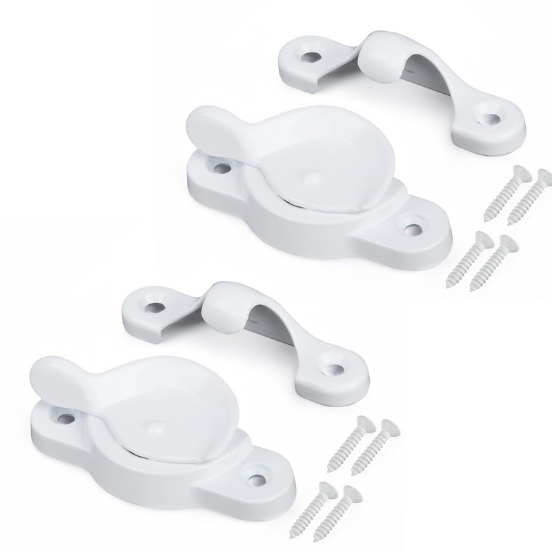 HASWARE Metal Window Sash Lock - Weatherproof and Rust Resistant,