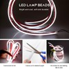 NYTKL Car Hood Light Strip, 59 Inches Flexible DRL Dynamic