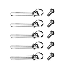 UOPR Folding Fan, Shaft Rivet and Nut Repair Kit 5, Silver 17/22mm Hand Held Fan, Solid Shaft Replacement Fastener, Handmade Folding Fan, Bamboo Paper Fan, Accessory (22MM)