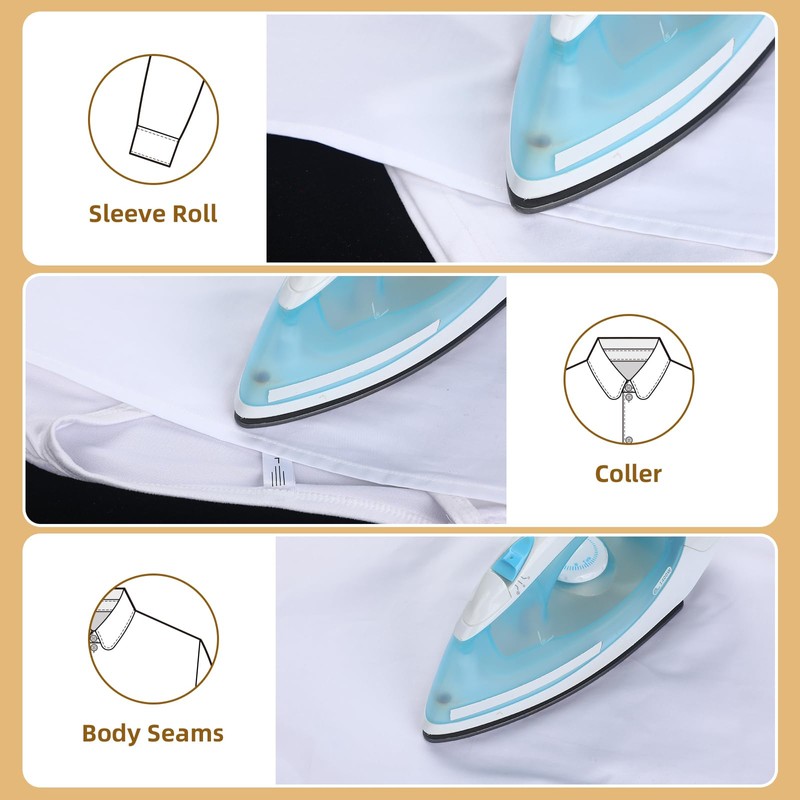 Mindsoft 3 Pcs Pressing Cloth for Ironing Cotton Cloth Pressing