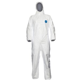 DuPont Tyvek 500 Xpert hooded chemical protection clothing, category III, Type 5-B and 6-B/robust and lightweight, m