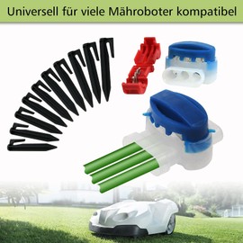 Repair Kit with 25 m Boundary Cable (2.7 mm) + 25 x Hooks + 8 x Cable Connectors for Robotic Lawnmowers